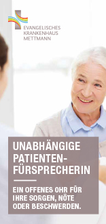 Titelbild Flyer Patientenfürsprecherin