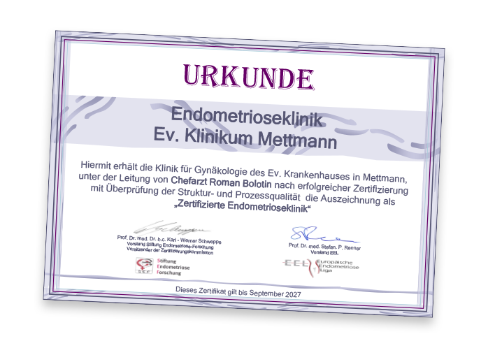 zertifikat-endometrioseklinik